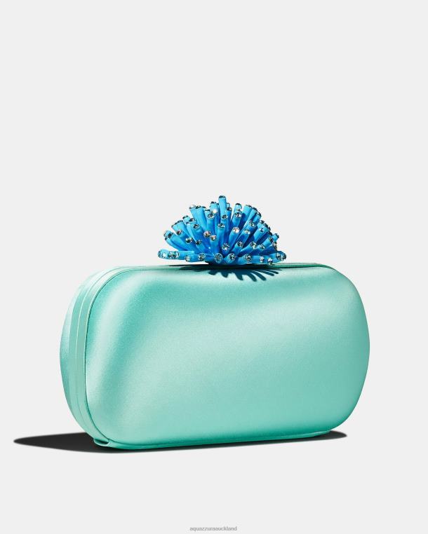 Aquazzura Anemone Clutch BLUE TZ666360