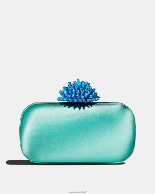 Aquazzura Anemone Clutch BLUE TZ666360