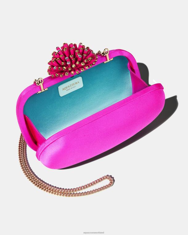 Aquazzura Anemone Clutch PINK TZ666348