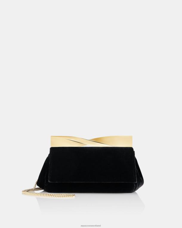 Aquazzura Mini Twist Clutch BLACK TZ666314