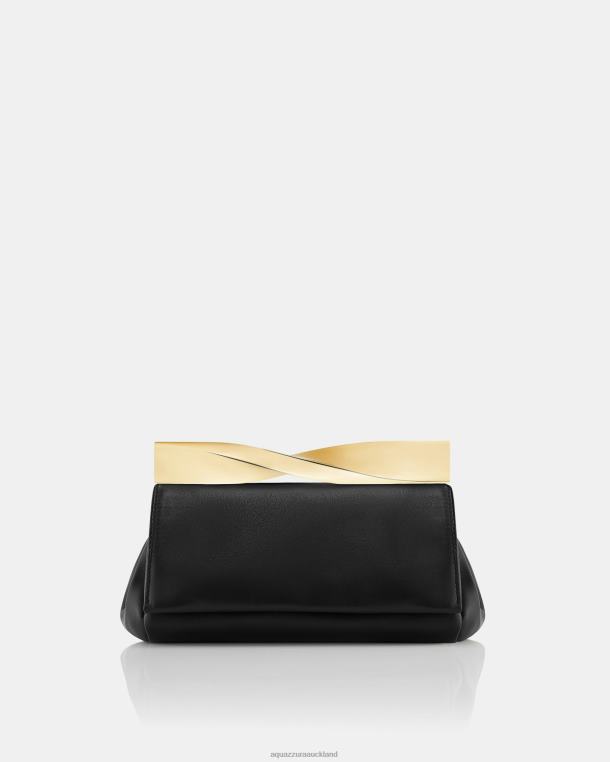 Aquazzura Mini Twist Clutch BLACK TZ666361