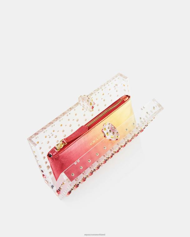 Aquazzura Tequila Clutch ORANGE TZ666384