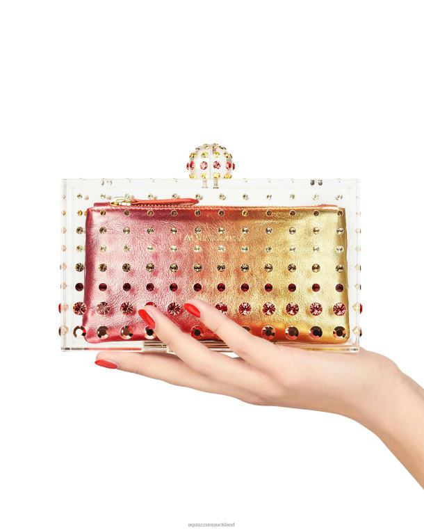 Aquazzura Tequila Clutch ORANGE TZ666384