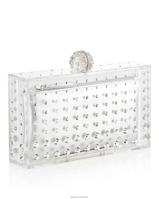 Aquazzura Tequila Clutch SILVER TZ666331