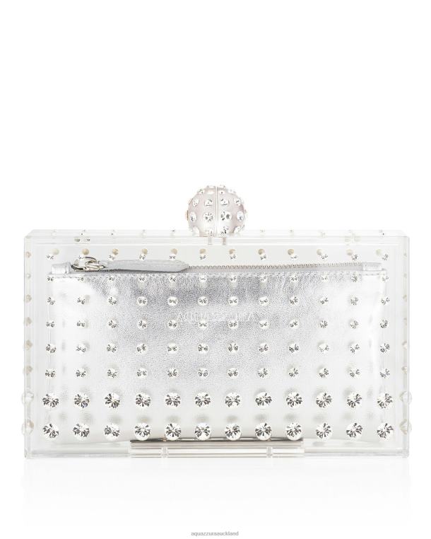 Aquazzura Tequila Clutch SILVER TZ666331