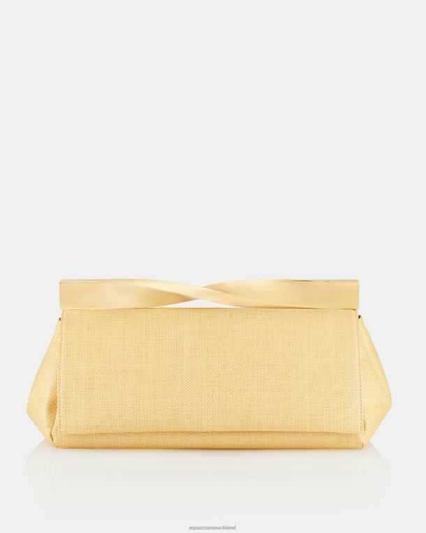 Aquazzura Twist Clutch BEIGE TZ666393