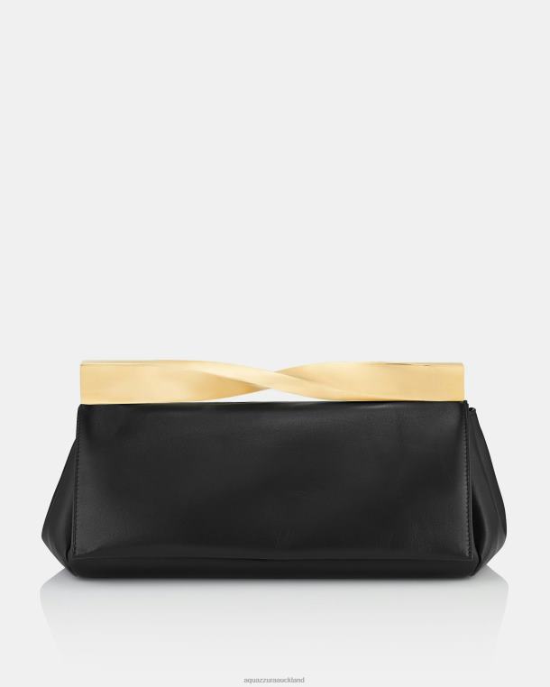 Aquazzura Twist Clutch BLACK TZ666311