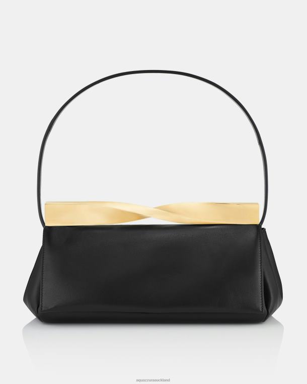 Aquazzura Twist Clutch BLACK TZ666311