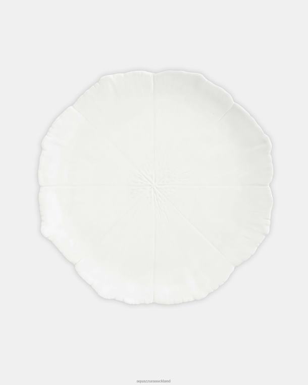 Aquazzura Cherry Blossom Dinner Plate WHITE TZ666497