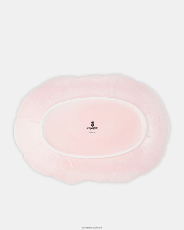 Aquazzura Cherry Blossom Oval Platter PINK TZ666495