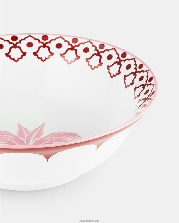 Aquazzura Jaipur Round Salad Bowl BORDEAUX TZ666530