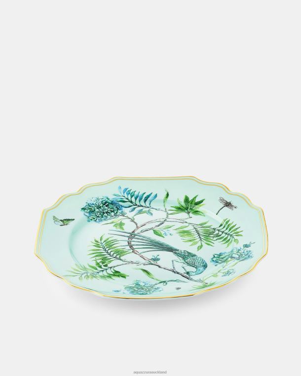 Aquazzura Secret Garden Dinner Plate GREEN TZ666474