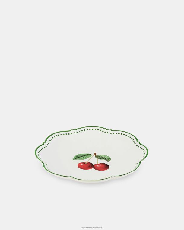 Aquazzura Tutti Frutti Dessert Plate GREEN TZ666514