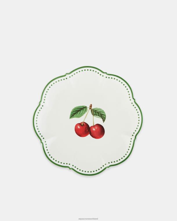 Aquazzura Tutti Frutti Dessert Plate GREEN TZ666514