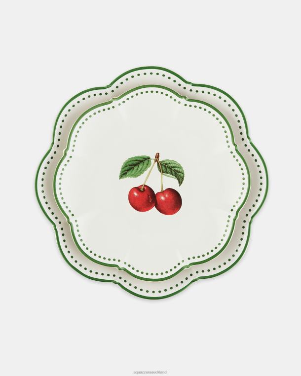 Aquazzura Tutti Frutti Dessert Plate GREEN TZ666514