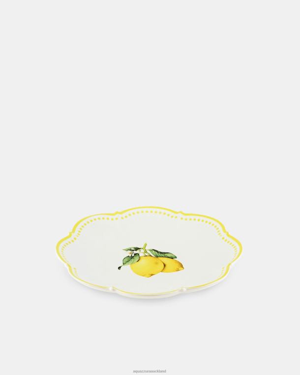 Aquazzura Tutti Frutti Dessert Plate YELLOW TZ666510