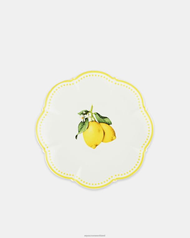 Aquazzura Tutti Frutti Dessert Plate YELLOW TZ666510