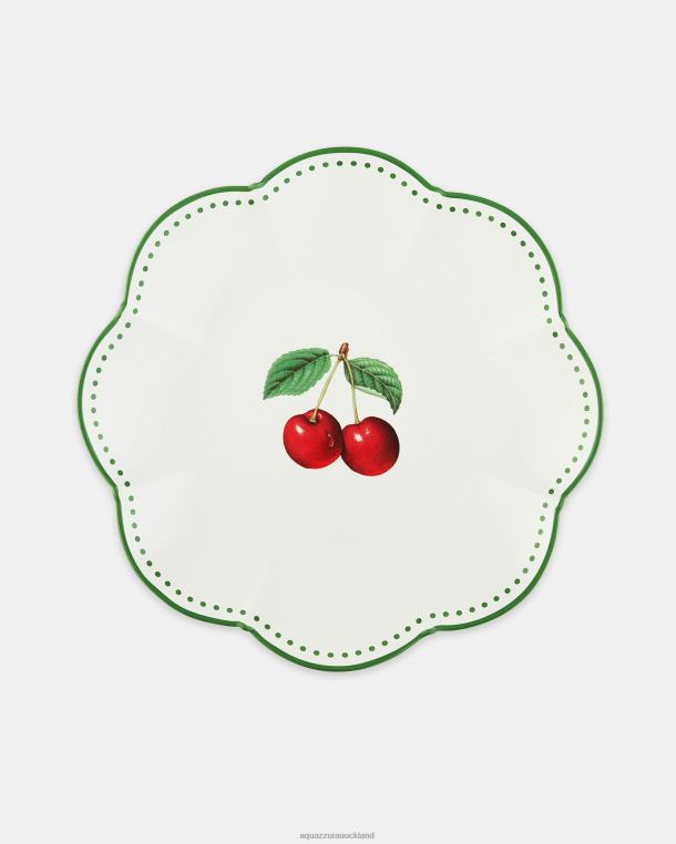 Aquazzura Tutti Frutti Dinner Plate GREEN TZ666511