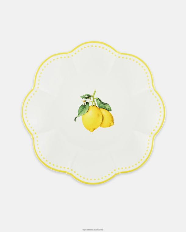 Aquazzura Tutti Frutti Dinner Plate YELLOW TZ666513