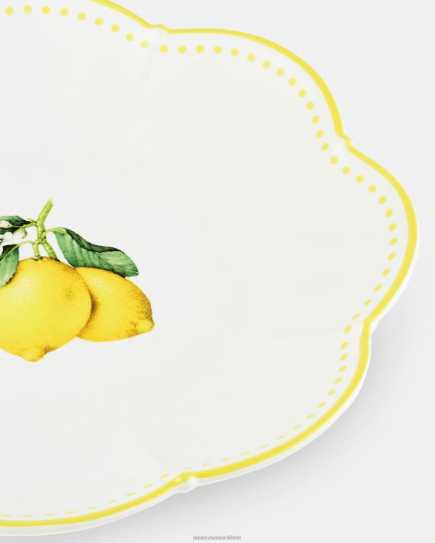 Aquazzura Tutti Frutti Dinner Plate YELLOW TZ666513