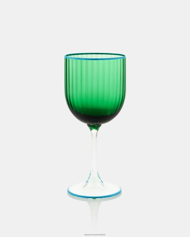 Aquazzura Striped Water Glass GREEN TZ666533