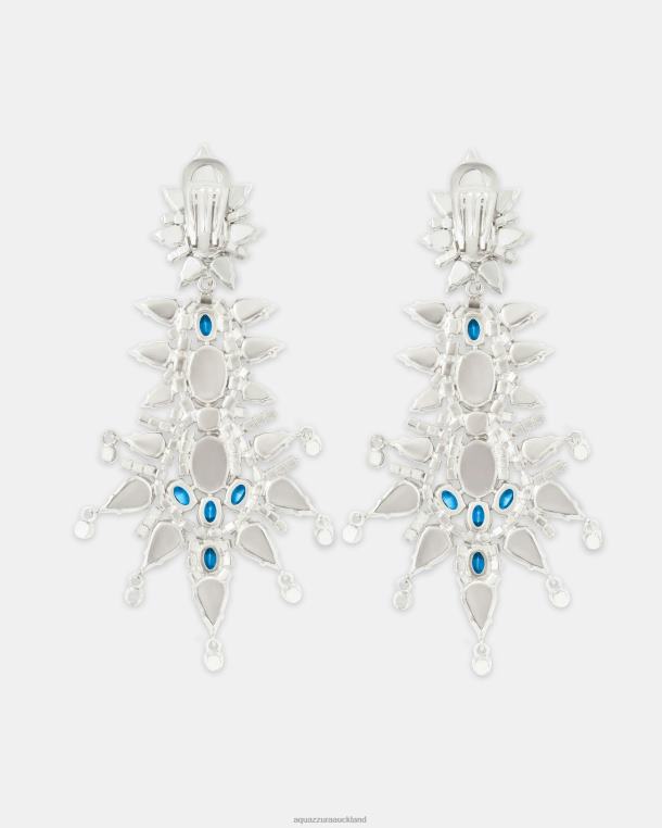 Aquazzura Aranka Earrings BLUE TZ666343