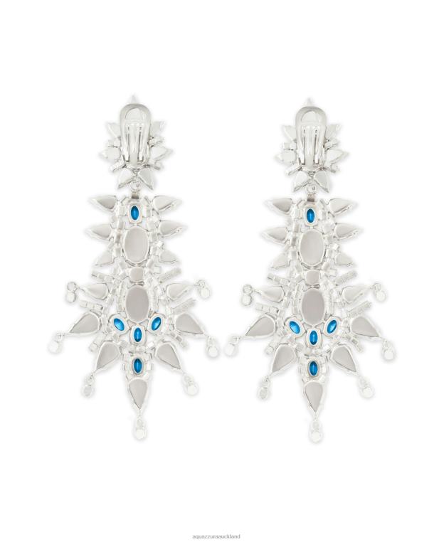 Aquazzura Aranka Earrings BLUE TZ666343