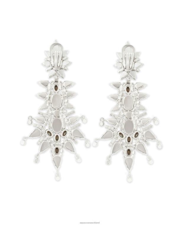 Aquazzura Aranka Earrings SILVER TZ666334