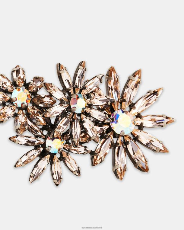 Aquazzura Crystal Margarita Earrings BRONZE TZ666327