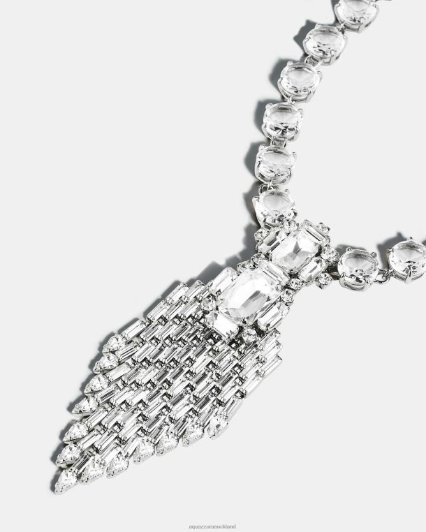 Aquazzura Deco Necklace SILVER TZ666432