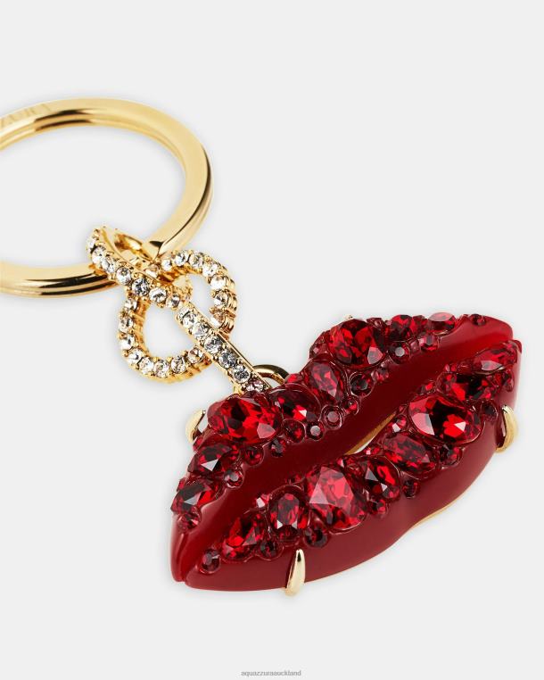 Aquazzura Kiss Me Key Holder RED TZ666439