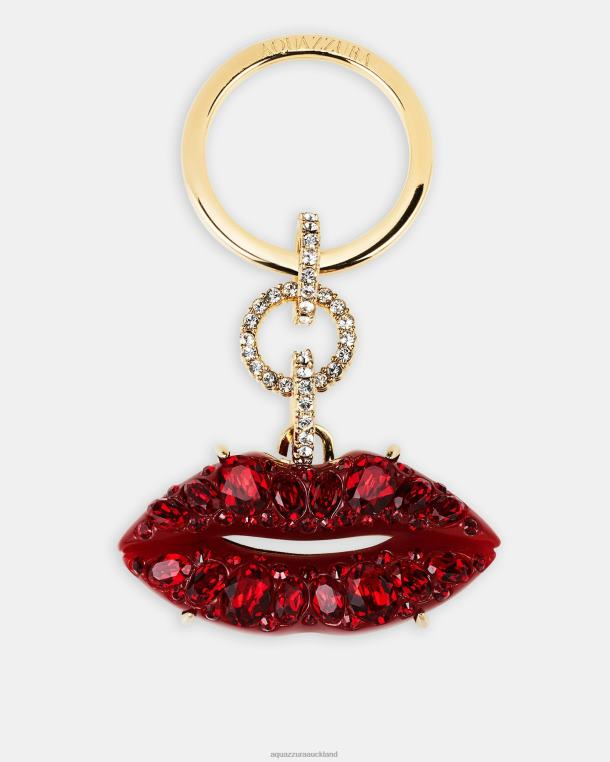 Aquazzura Kiss Me Key Holder RED TZ666439