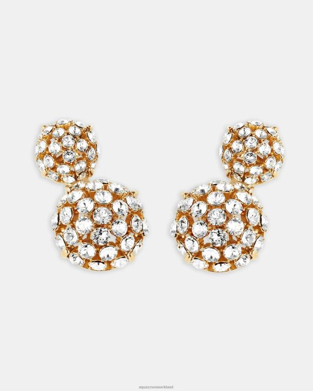 Aquazzura Love Bubbles Earrings GOLD TZ666454