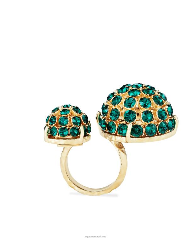 Aquazzura Love Bubbles Ring GREEN TZ666446