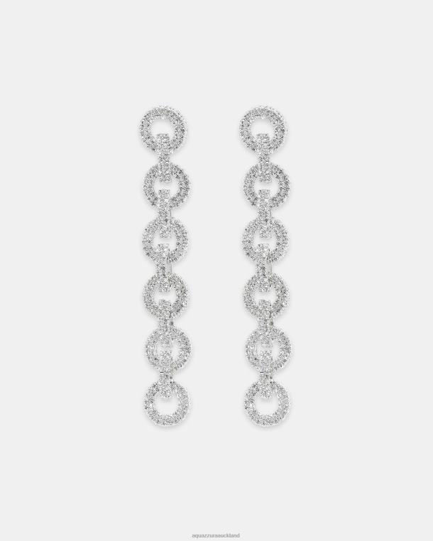 Aquazzura Love Link Earrings SILVER TZ666324