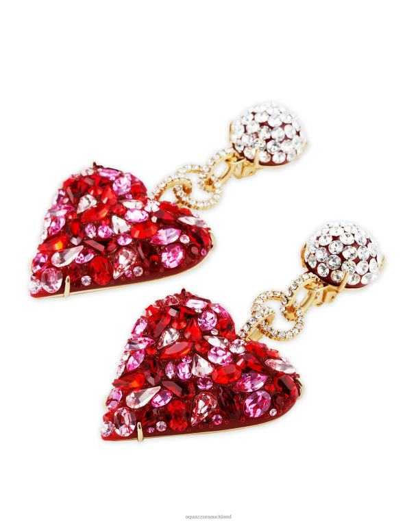 Aquazzura Love Me Earrings RED TZ666440