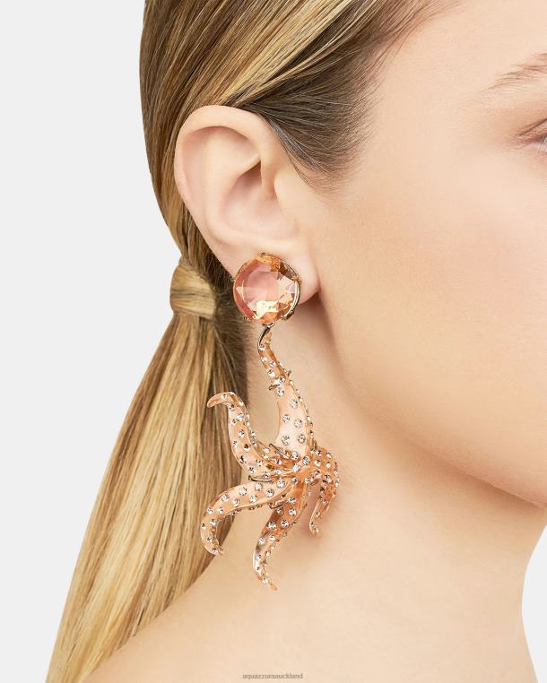 Aquazzura Starfish Earrings ORANGE TZ666435