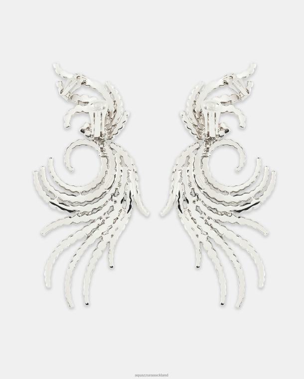 Aquazzura Sunshine Maxi Earrings SILVER TZ666356