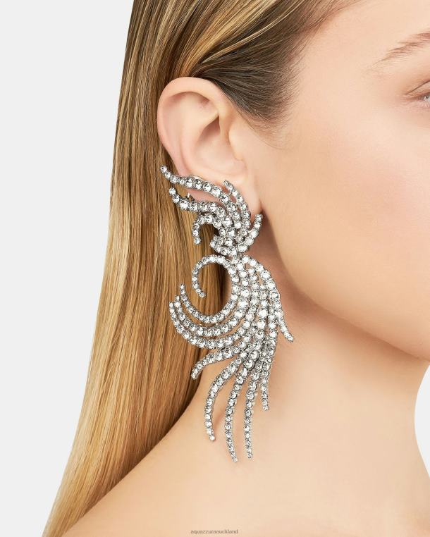 Aquazzura Sunshine Maxi Earrings SILVER TZ666356