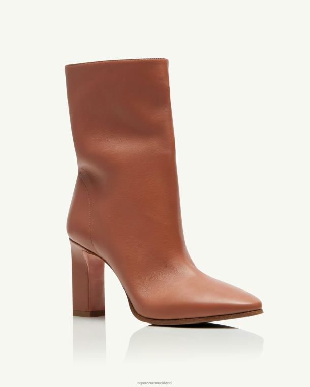 Aquazzura Manzoni Bootie 85 BROWN TZ666297