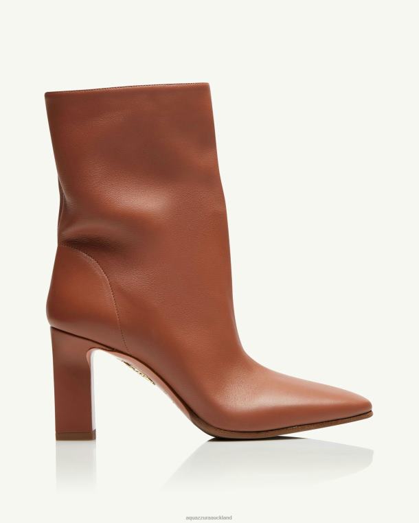 Aquazzura Manzoni Bootie 85 BROWN TZ666297