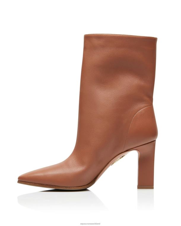 Aquazzura Manzoni Bootie 85 BROWN TZ666297