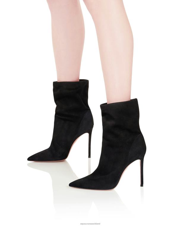 Aquazzura Matignon Bootie 105 BLACK TZ666292