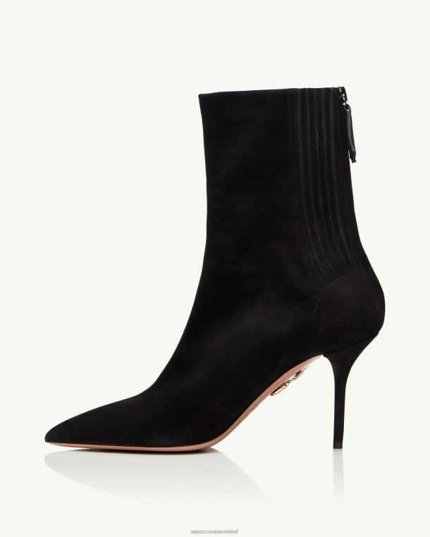 Aquazzura Saint Honore Bootie 85 BLACK TZ666295