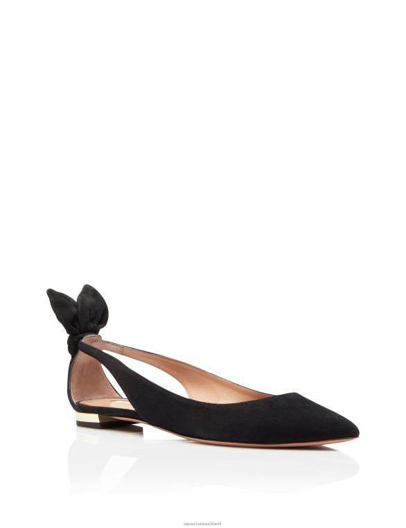 Aquazzura Bow Tie Ballet BLACK TZ666254