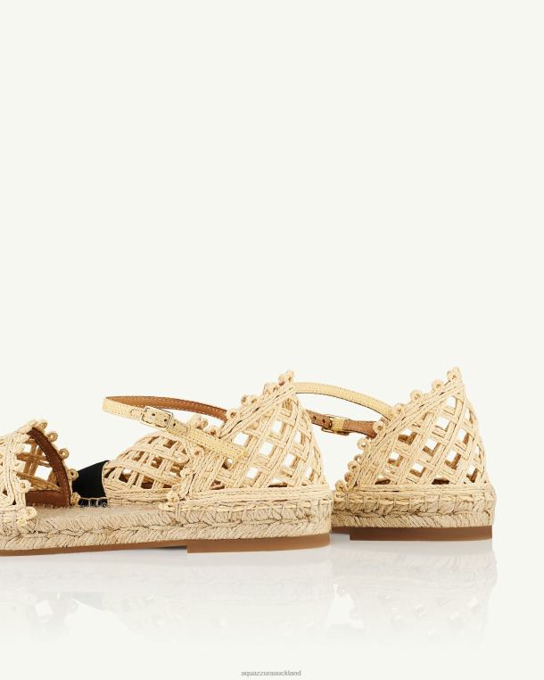 Aquazzura Sunburst Flat BEIGE TZ666273