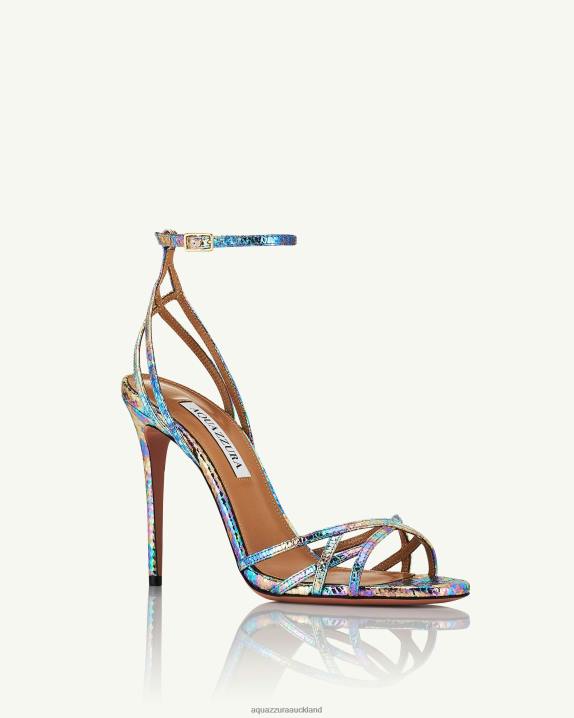 Aquazzura All I Want Sandal 105 BLUE R4L69