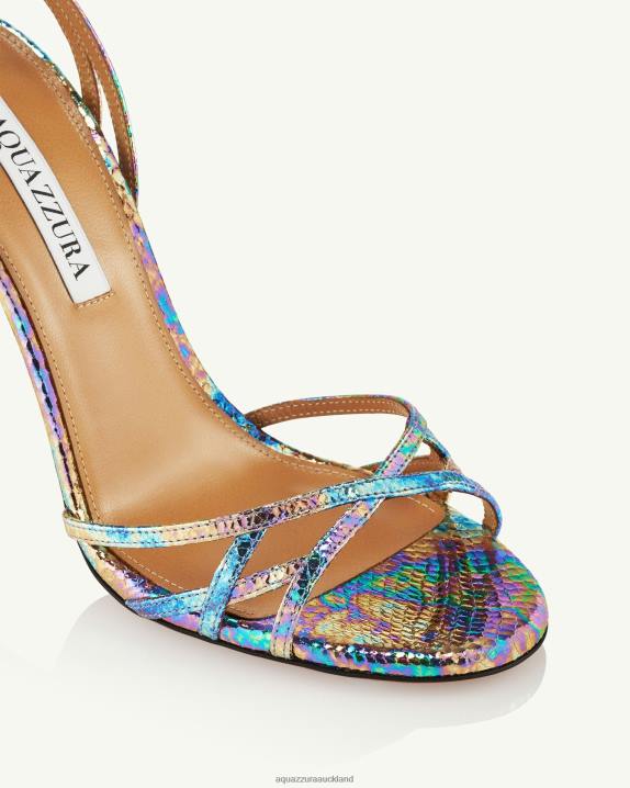 Aquazzura All I Want Sandal 105 BLUE R4L69