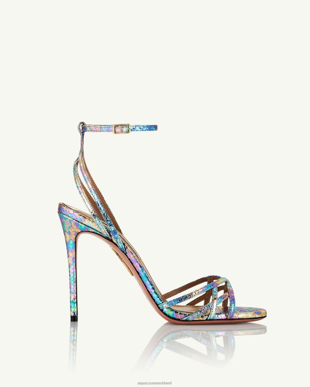 Aquazzura All I Want Sandal 105 BLUE TZ6669