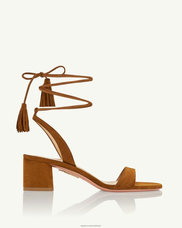 Aquazzura Alu Sandal 50 BROWN TZ666143